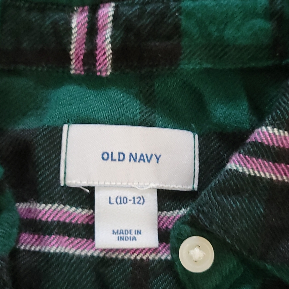 Girls button down flannel - Picture 2 of 3